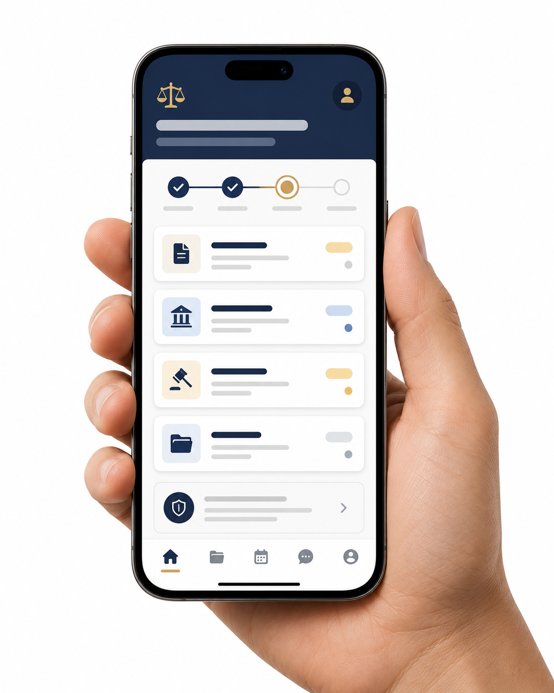 Portal do cliente no celular